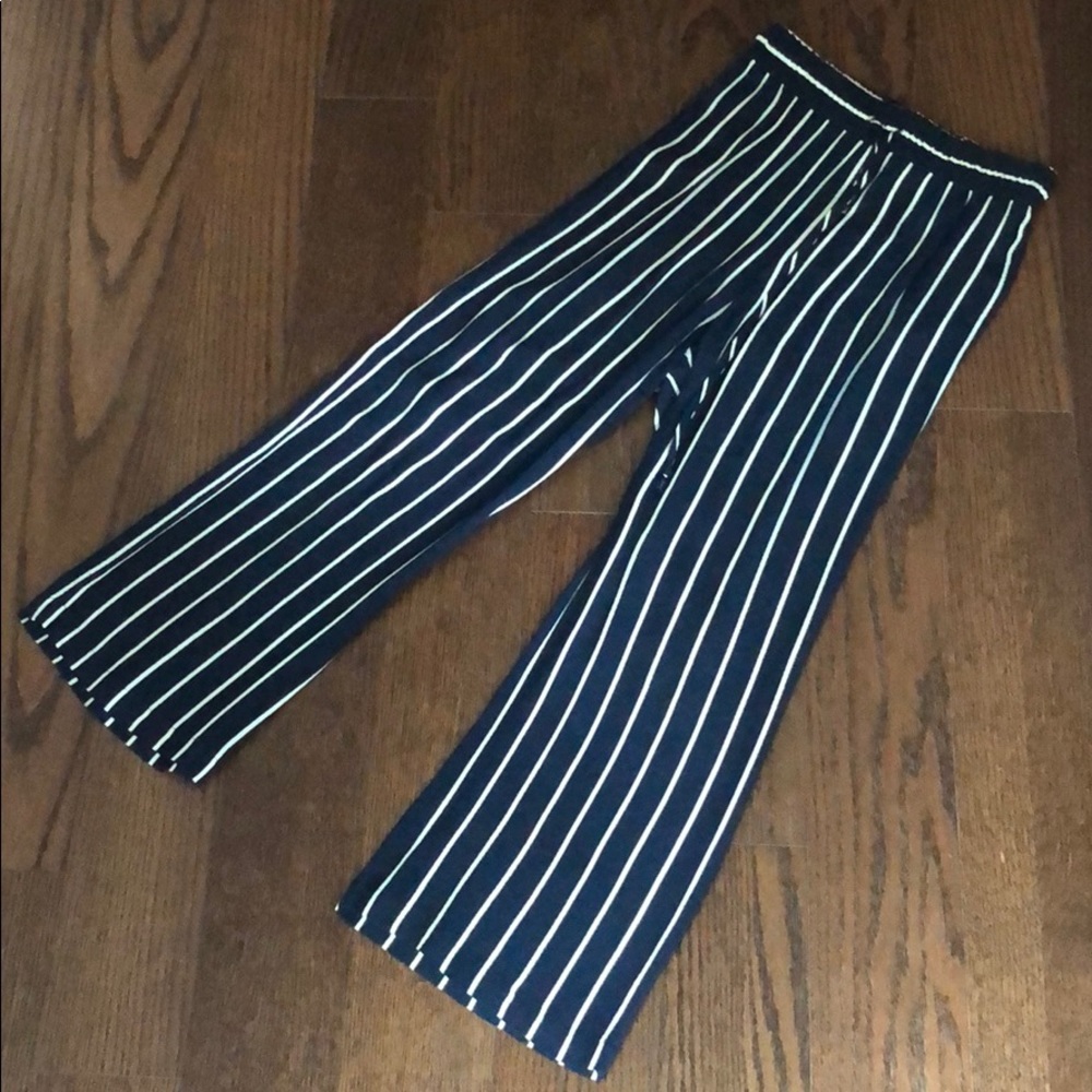 Reformation Cropped Stripe Pant